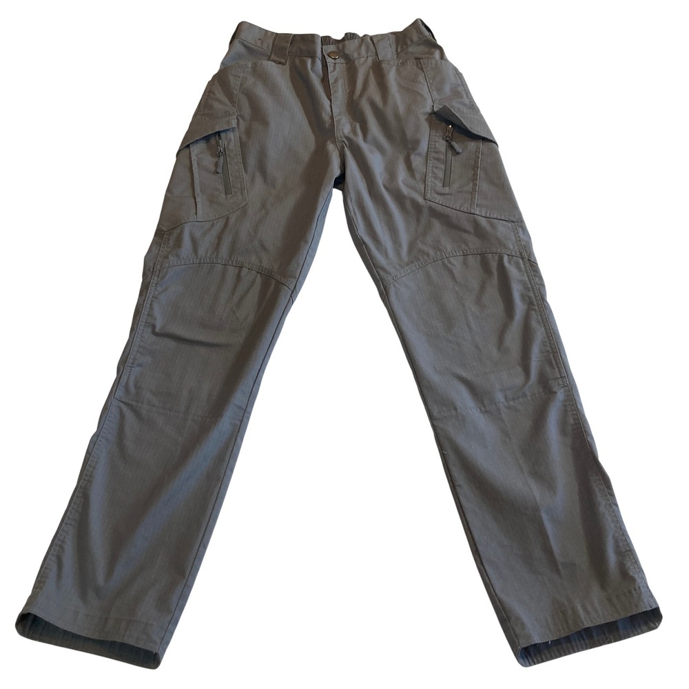 Hiwise Pants Men 30x32 Grey Ripstop Zip Tactical Cargo Pants Outdoor Hiking Work